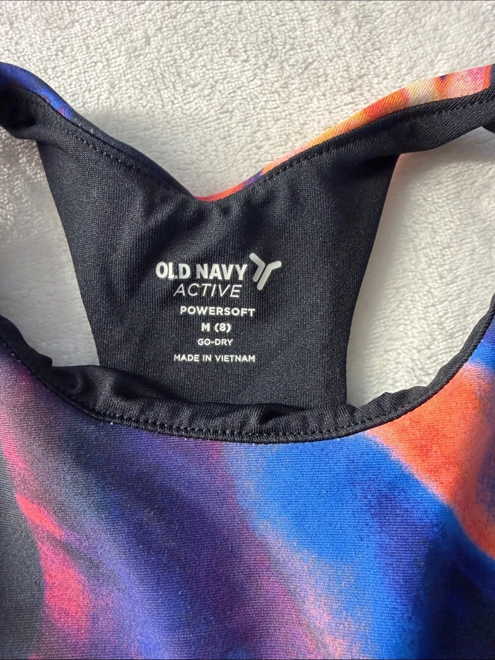 Old Navy Kids Active Set Leggings & Crop Top in Black, Blue, Red, Orange, Purple